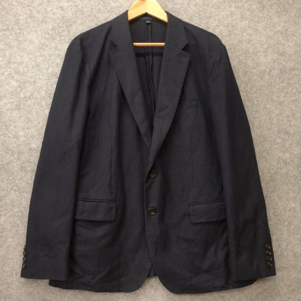 J Crew Ludlow Blazer Mens 44R Navy Blue SLIM Suit Jacket MOON English Wool